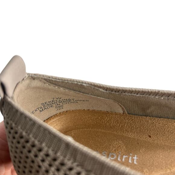 Easy Spirit Kellina Slip On Flats Size 7W Wide Mesh Lightweight round Toe Shoes - Picture 7 of 14